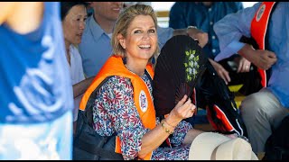 Queen Maxima visits Philippines for UN day 1 royalty [upl. by Dewar145]