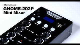 OMNITRONIC GNOME202P Mini Mixer [upl. by Samara]