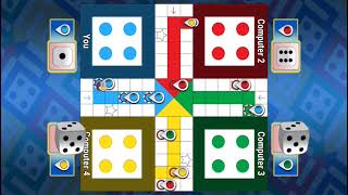 Tricks and tips Ludo king game  how to win Ludo king game  4 player gameplay  ludogaming ludo [upl. by Kolivas453]