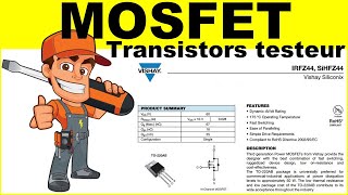 Fabriquer un testeur simple transistor mosfet électronique tester DIY ✋👍✅ [upl. by Leima534]