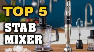 DIE 5 BESTEN STABMIXER  Pürierstab Vergleich Test 2019 Siehe Videobeschreibung [upl. by Odnumde]