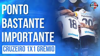 🔵⚫️ Grêmio 1x1 Cruzeiro Ponto importante conquistado  Futebol terrível em Minas  Decisão domingo [upl. by Dajma]