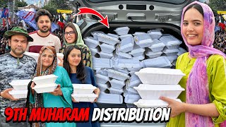 9TH MUHARRAM NAYAZ DISTRIBUTION♥️Zainab ki Naak Toot Gayi😱Sistrology [upl. by Tigirb707]