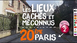 15 Paris caché secret et méconnus  Visite de Paris 20ème 23 [upl. by Assilaj965]