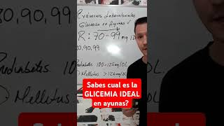 quotNunca confundas glicemia de referencia con GLICEMIA IDEALquotdiabetestipo2 [upl. by Leryt]