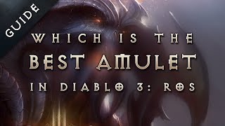 Diablo 3 Reaper of Souls  Best Legendary amp Set Items Amulet [upl. by Jurgen655]