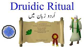 Druidic Ritual Quest Osrs  Quest Guide In Urdu  How Open Herblore Skill Osrs 2021 [upl. by Jonell]