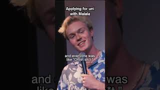 Applying for uni with Malala standupcomedy [upl. by Morris273]