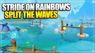 Stride on Rainbows Split the Waves  World Quests amp Puzzles【Genshin Impact】 [upl. by Boles369]