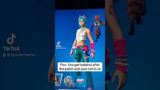 I got the Katalina skin in the usa fortnite katalina fortnitemobile fyp [upl. by Eyatnod]