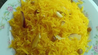 How to make Zarda RiceZarda banane ka tarikaDegi Zarda RecipeDegi Zarda bnane ka tarika [upl. by Thatch17]