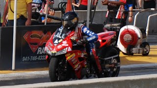 Honda CBR1000RR Drag Race 200MPH [upl. by Flavia]