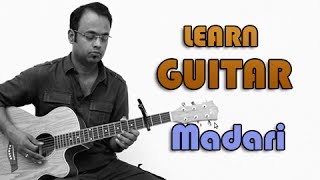 Madari Guitar Lesson  MTV Coke Studio  Vishal Dadlani Clinton Cerejo Sonu Kakkad [upl. by Roselani]