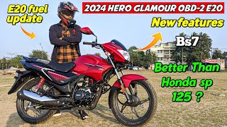 2024 All New Hero Glamour Detailed Ride Review  Better than Honda SP 125 [upl. by Boycie]