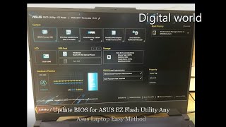 Update BIOS with ASUS EZ Flash Utility  Easy Method for Any ASUS Laptop [upl. by Sams206]