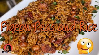 How To Make Pigeon Peas and Rice Recipe ⚠️ Warning Flavorful Soul Food Sunday Series P1 [upl. by Alyehc791]