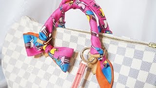 How to Tie a Hermes Twilly Bow [upl. by Elbys]