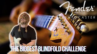 Fender Stratocaster Blindfolded Challenge [upl. by Kariv700]