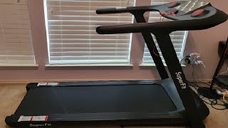 GYMAX 475HP Folding Treadmill Review Very high quality very solid great to walkrun on [upl. by Ysabel]