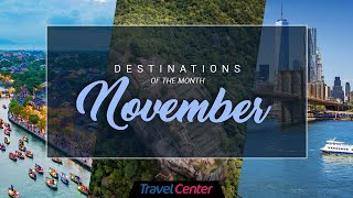 Best Places To Visit In November  November Holiday Destinations [upl. by Sherrie]