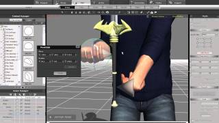 iClone5 Tutorial  Human IK and Prop Interaction [upl. by Elyrpa]