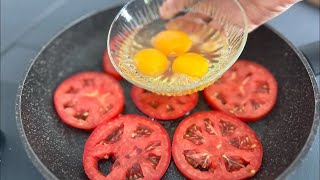 Just Add Eggs to 1 Tomato  Easy Quick and Delicious Recipes in 5 Minutes [upl. by Myrlene]