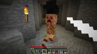 How to kill a Creeper without making it explode  Minecraft [upl. by Ortiz579]