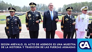 El Ejército de Guatemala celebró los ascensos de sus oficiales [upl. by Ingeborg625]