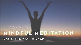 quotThe Way to Calmquot Meditation with Alissa Kepas  7 Days of Mindful Meditation [upl. by Dal]