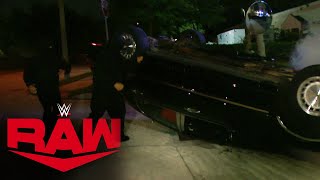 RETRIBUTION attack WWE Performance Center again Raw Aug 10 2020 [upl. by Eunice]