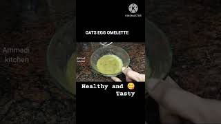 Oats egg omelette  diet recipe asmr eggrecipe dietrecipes [upl. by Hapte53]