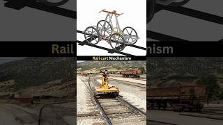 Rail Cart  Working Mechanism ✅ caddesign solidworks railway train automobile engineering [upl. by Aivatnwahs]