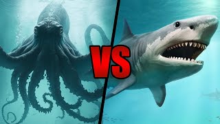 Megalodon VS Kraken  Who Will Win [upl. by Sheley]