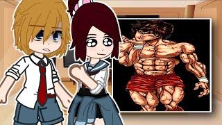 Baki classmates react to Baki Hanma  Baki Charecters React To Baki Hanma  Gacha React ALL PARTS [upl. by Dickerson564]