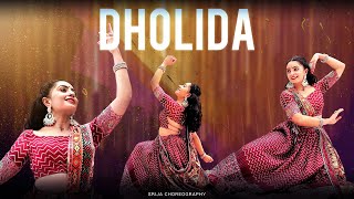 DHOLIDA Full song dance CoverGangubai Kathiawadi Navratri special Srija Choreography [upl. by Adnaw]