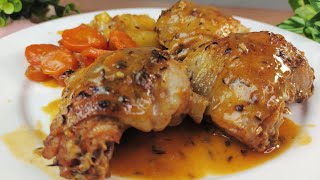 One Pan Paprika Chicken Thighs  how to cook chicken [upl. by Nanaek607]