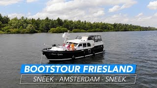 Tour mit dem Boot von Sneek Friesland nach Amsterdam und zurück [upl. by Imeon489]