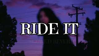 Jay Sean  Ride It Slowed  Reverb rideit music [upl. by Adnak]