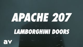 Apache 207  Lamborghini Doors Lyrics [upl. by Iverson872]