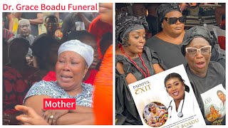 Grace Boadu’s Funeral Mother of Grace Boadu bitterly cries as Akosua Agyapong consoles her [upl. by Htabmas]