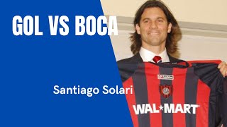 Gol de Santiago Solari vs Boca Apertura 2008  Triangular [upl. by Velick]