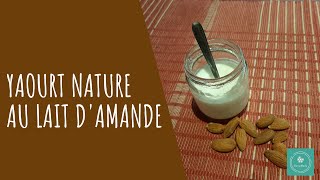 Yaourt nature au lait damande [upl. by Anitnuahs95]