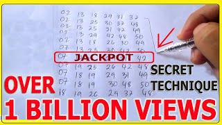 Secret Lottery Strategy to win the Jackpot and Consolation Prizes [upl. by Tierney116]