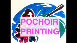 Pochoir Paper Stencil Printmaking  Sting [upl. by Emanuele]