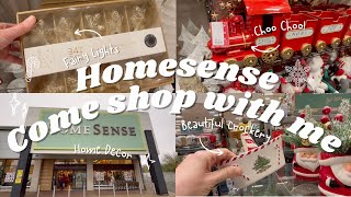 HOMESENSE amp TKMAXX CHRISTMAS COME SHOP WITH ME  Clarke Life [upl. by Martainn]