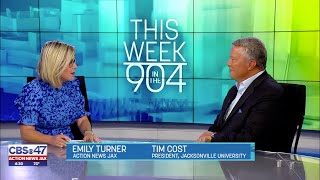 This Week in 904  Jacksonville University President Tim Cost [upl. by Friedland]