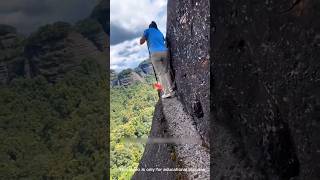 Cleaning mountain footpath  shorts mountains [upl. by Glavin690]