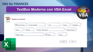 VBA Excel TextBox Moderno [upl. by Auroora]