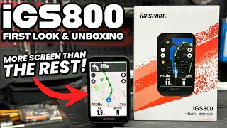 iGPSport iGS800 GPS Cycling Computer  First Look Details amp Unboxing [upl. by Leotie194]