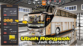 Modif Bus Rongsok❗Jadi Ganteng Full Sound Basuri v3 BUSSID [upl. by Yznil]